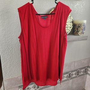 Red Business Casual Blouse